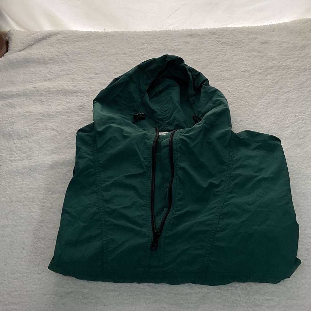Men's L.L BEAN Dark Green Windbreaker Jacket